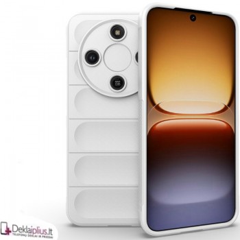 Magic Shield guminis dėklas - baltas (Huawei Honor Magic 8 Lite)